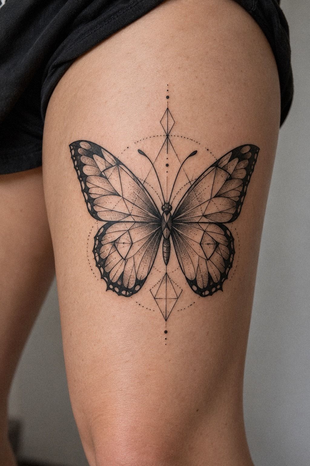 Added Meaning Through Angular Butterfly Shapes