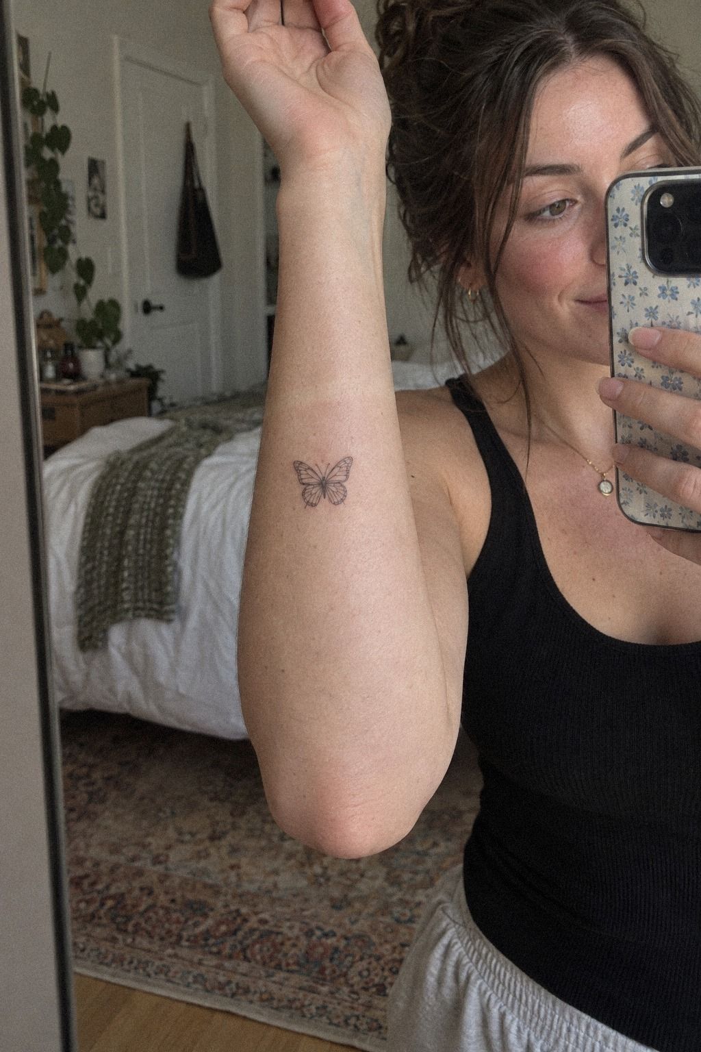 Match Tiny Butterflies With Fine Linework