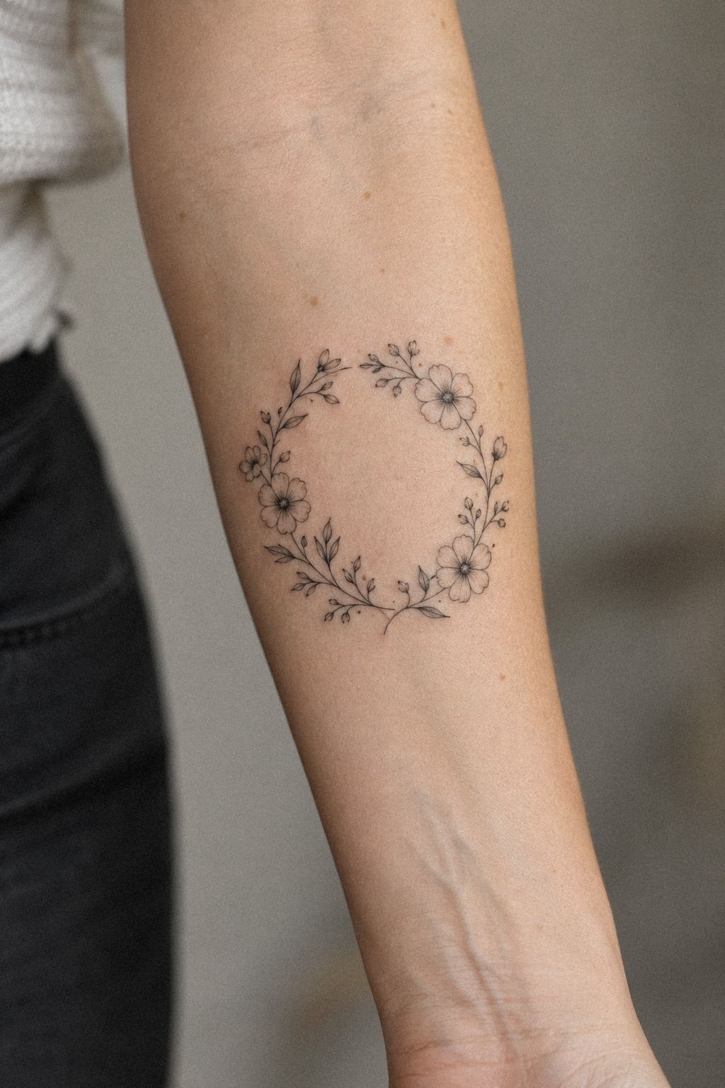 Single-Needle Linework: Keep the Crown Legible