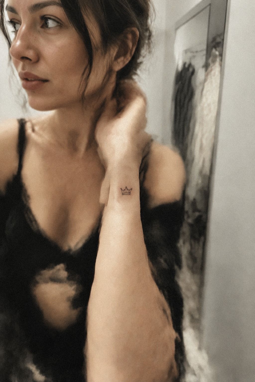 Place a Delicate Crown Above the Ankle Bone