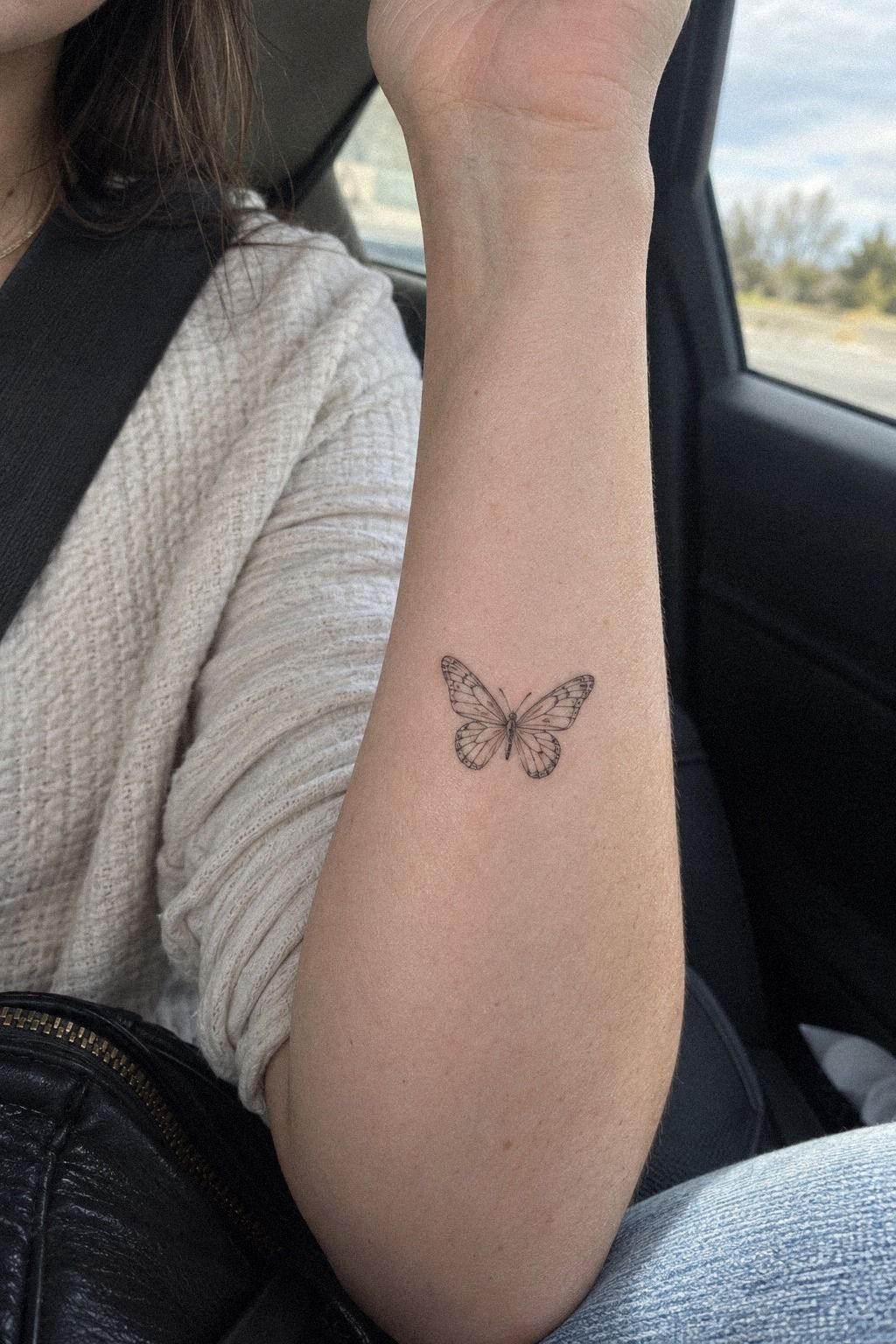 I Chose a Tiny Unique Butterfly Tattoo